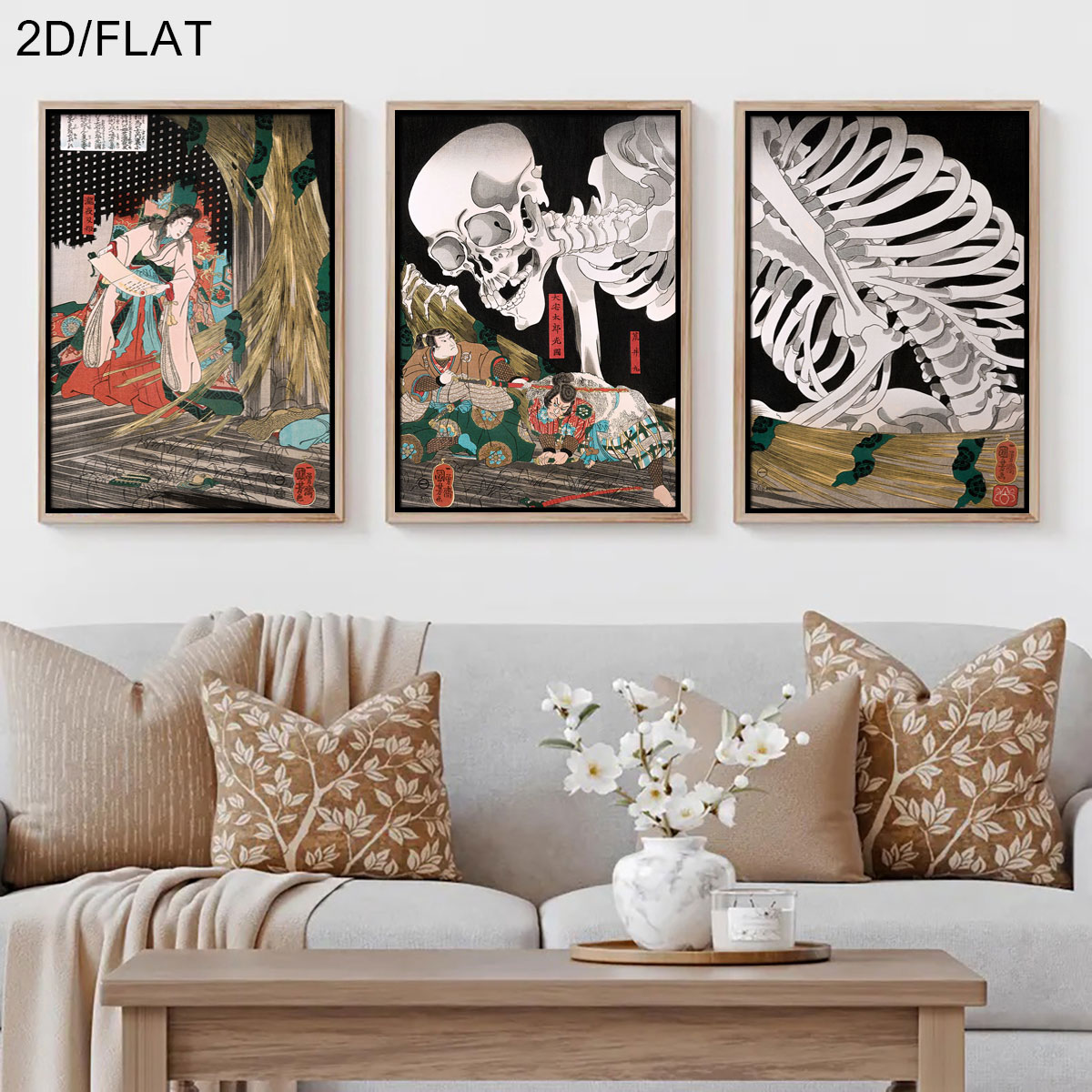 Home Decor Youtube - Conjunto de 3 Peças de Arte