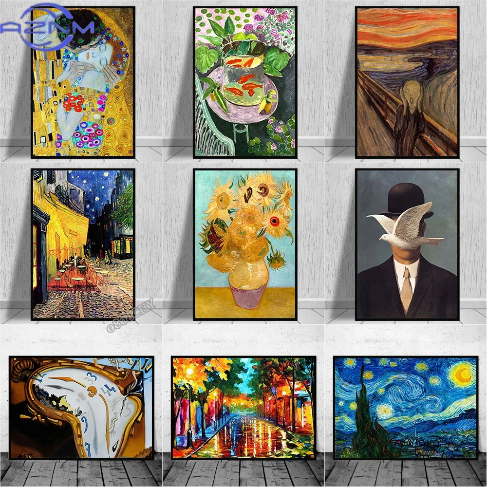 Watercolor Poster Print - Pinturas de Artistas Famosos como Salvador