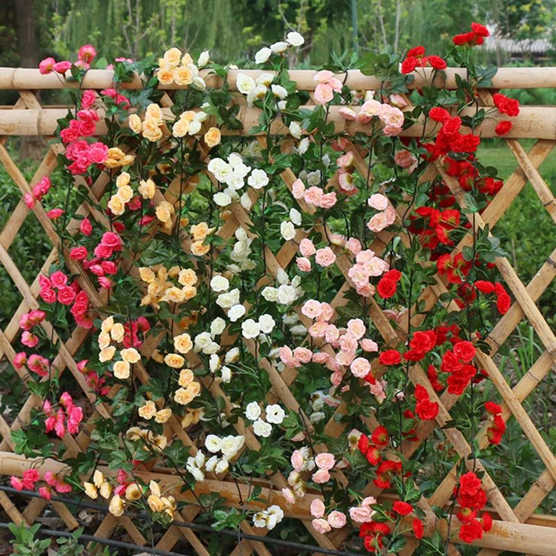 Home Decor Ai - Flores Artificiais de Seda, Rosas Simuladas,