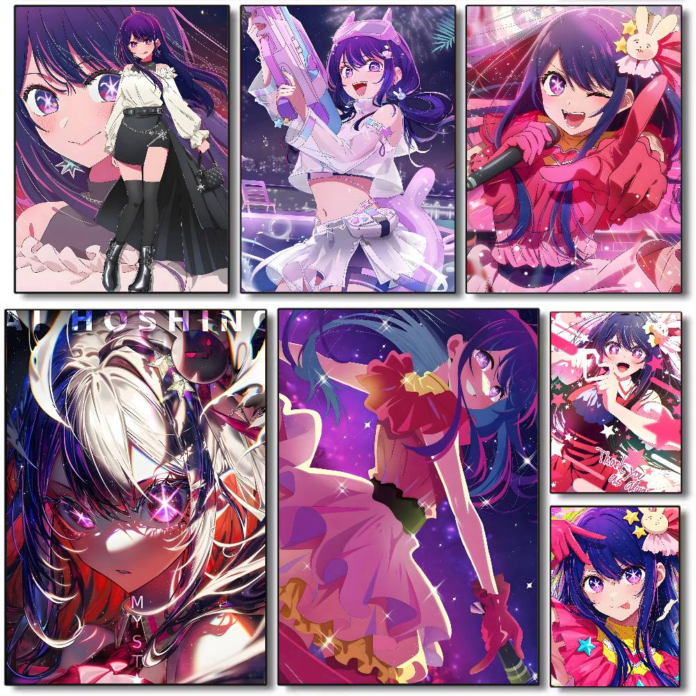 Home Decor Ai - Pôster O-Oshi No Ko Hoshino Ai