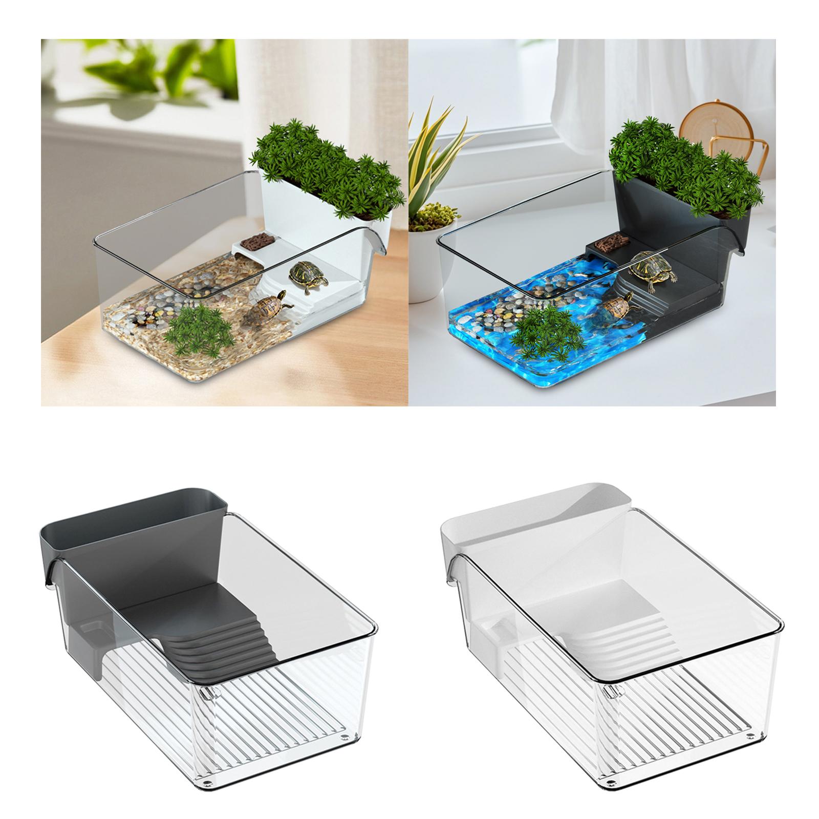 Home Decor Habitat - Tanque de tartaruga pequeno, habitat de