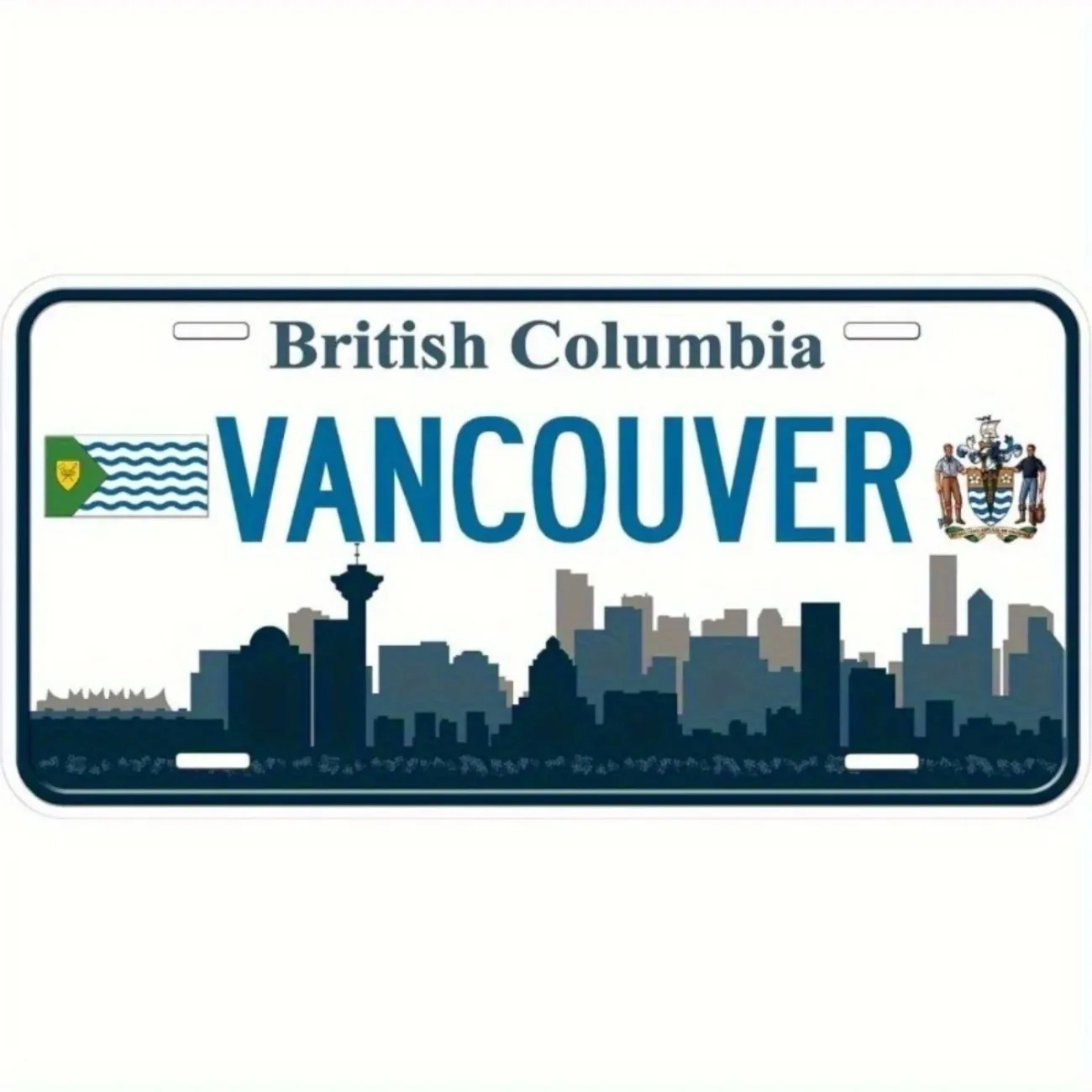 Home Decor Vancouver - 1 unidade [Placa Plana 2D] Emblema