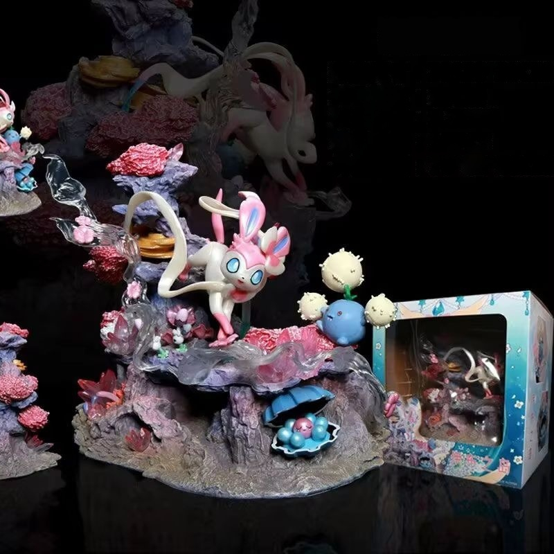 Home Decor Market - Figura GK Sylveon Shroomish Clamperl Fairy