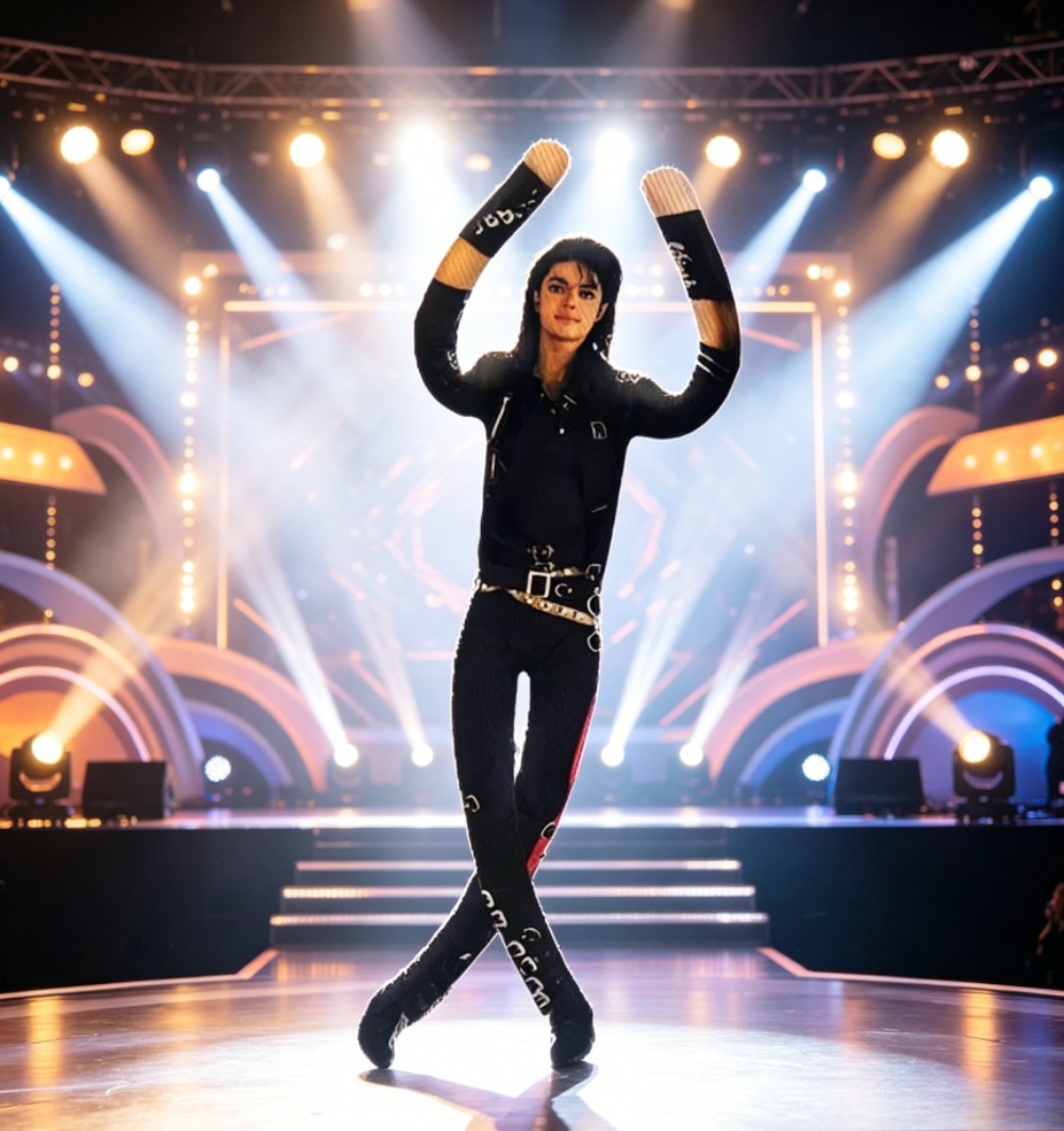 Home Decor Market - Boneco de Pelúcia Articulado Michael Jackson: