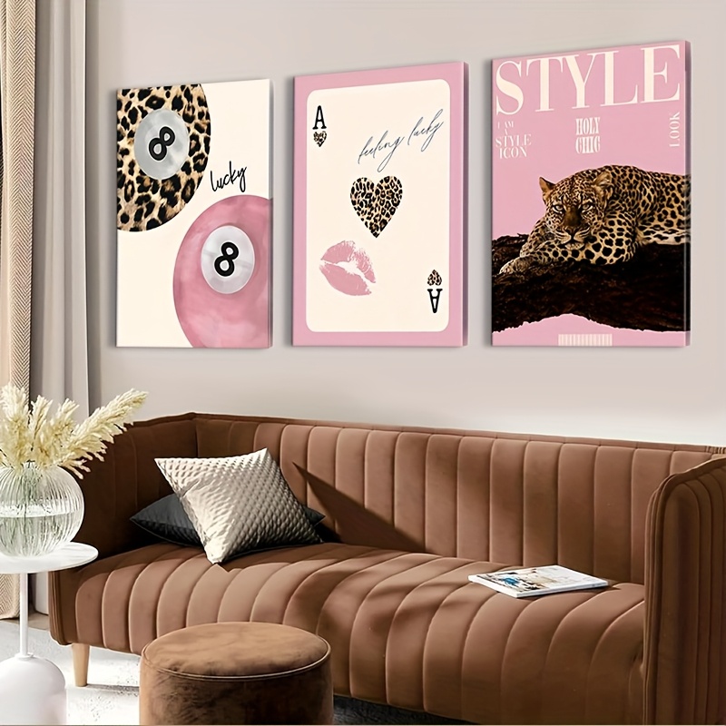 Home Decor Youtube - Conjunto de 3 Peças de Arte