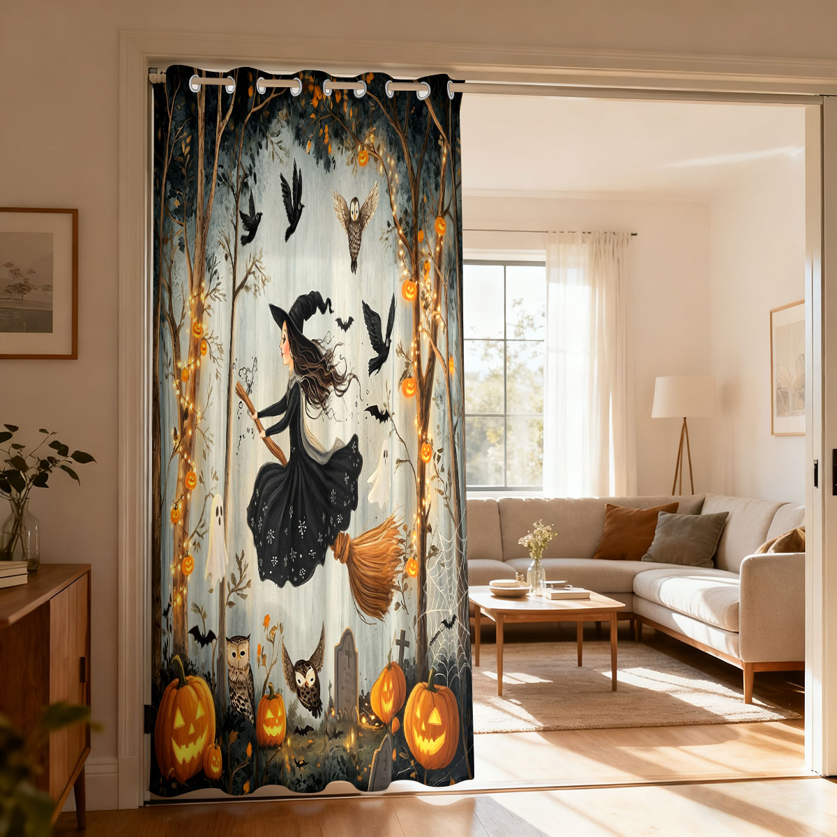 Home Decor Curtains - 1PC Cortina de Laço Único com