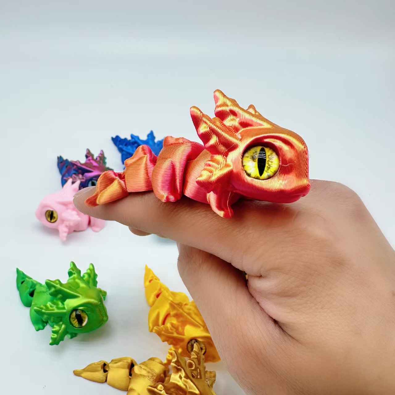 Home Decor Express - Figuras Colecionáveis: Axolotes Impressos em 3D,