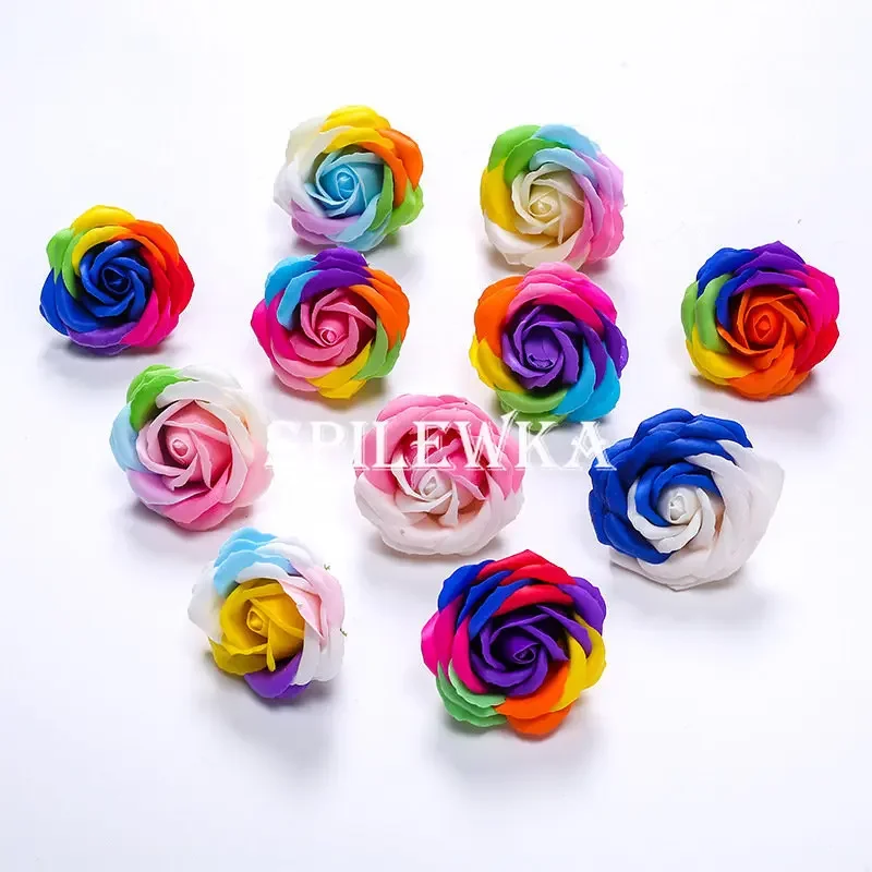 Home Decor Accessories - Spilewka 6x7cm colorido rosa flor artificial
