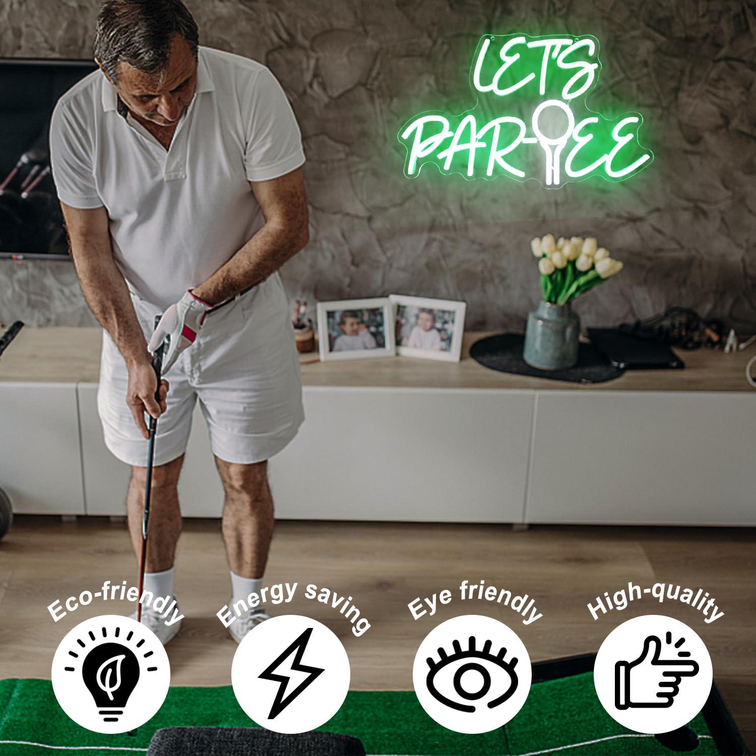 Let's Par Tee Letreiro de Neon - Home Decor Com avaliação e preço