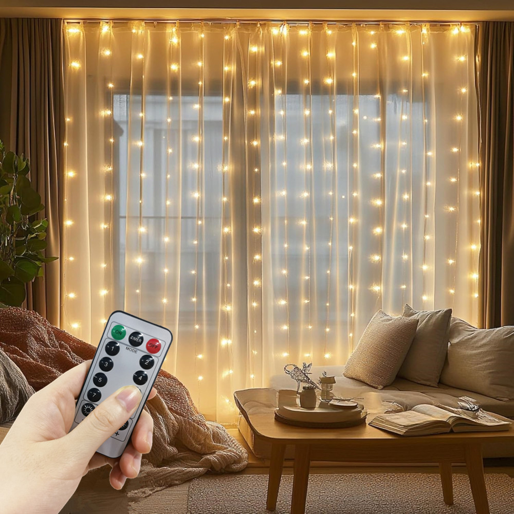 Luz de Cortina LED USB com 8 M - Fairy Lights Bedroom avaliação e preço