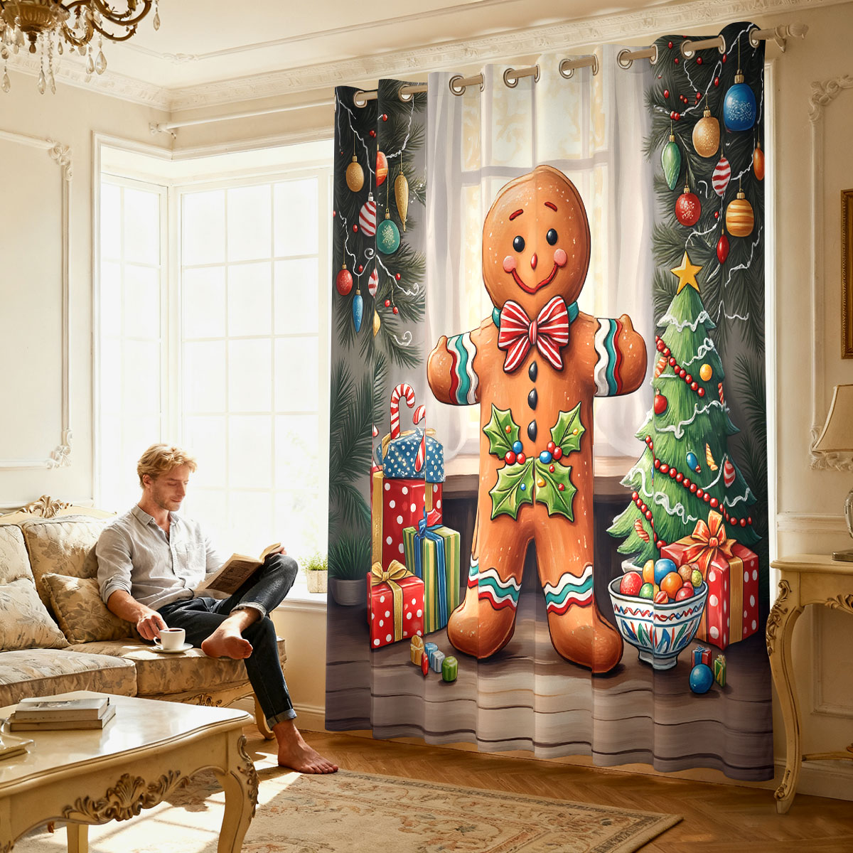 Cortina de Laço de Painel Únic - Home Decor Curtains avaliação e preço