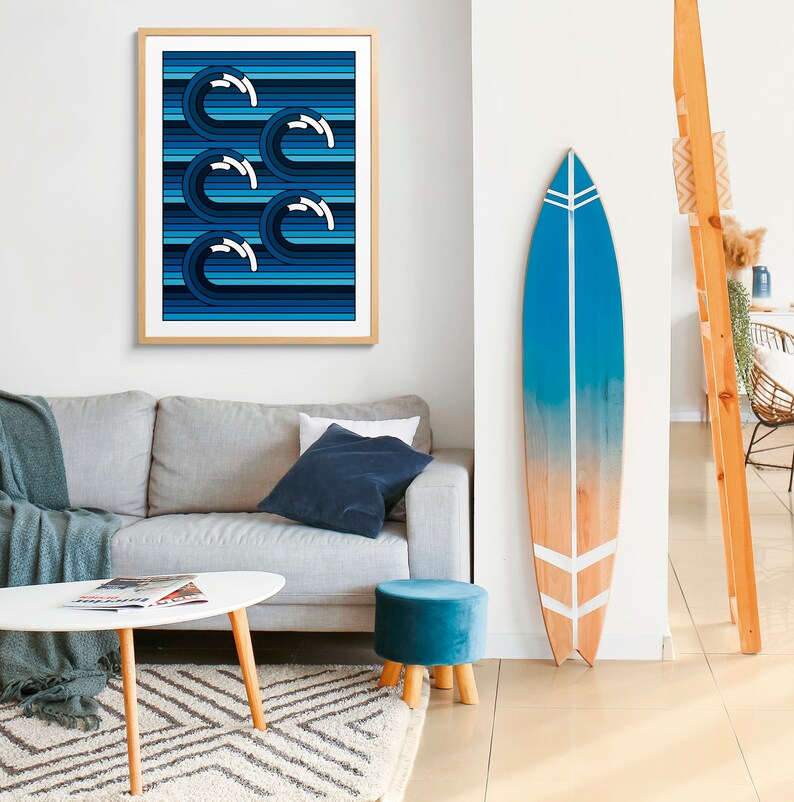 Pôster de Obras de Arte Contem - Watercolor Poster Print avaliação e preço