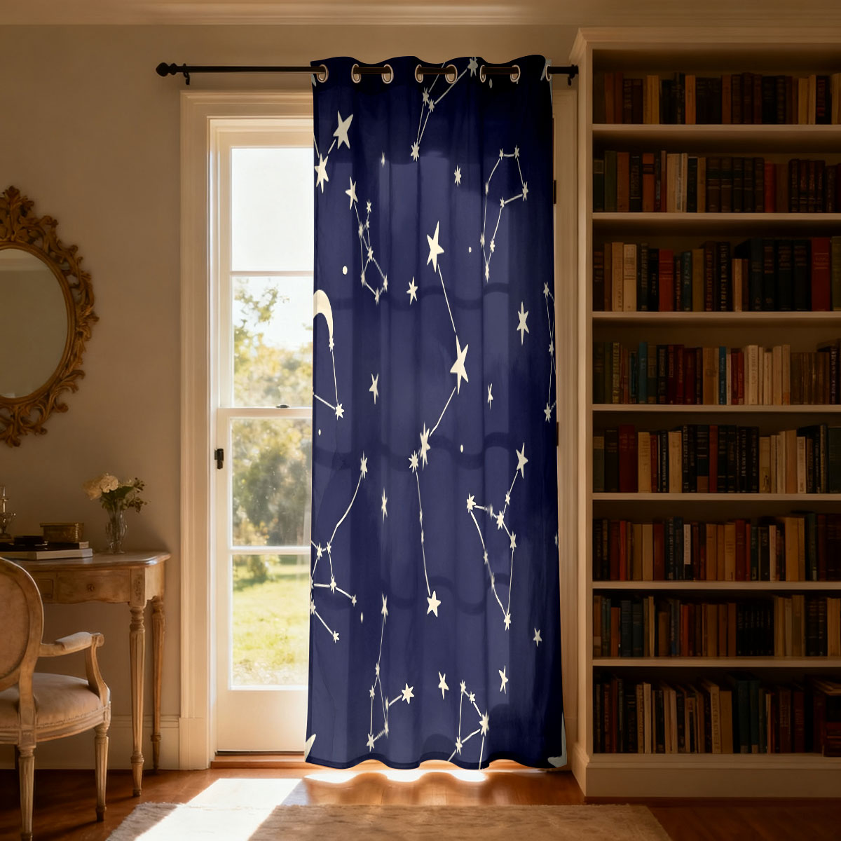 1 peça Cortina Decorativa Retr - Home Decor Curtains avaliação e preço