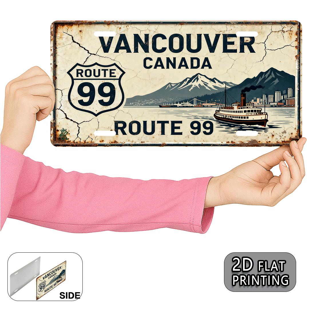 Placa de Metal Vintage 2D Plan - Home Decor Vancouver avaliação e preço