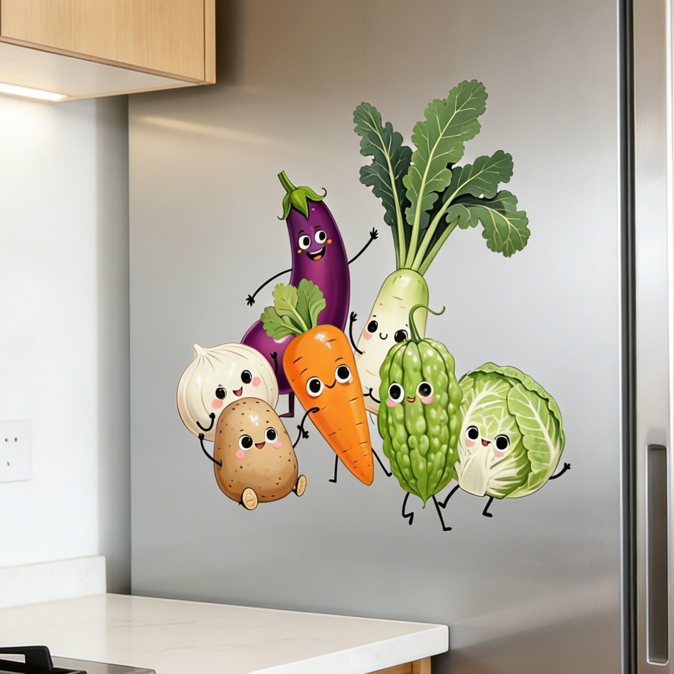 Adesivos de Parede de Vegetais - Home Decor Express avaliação e preço
