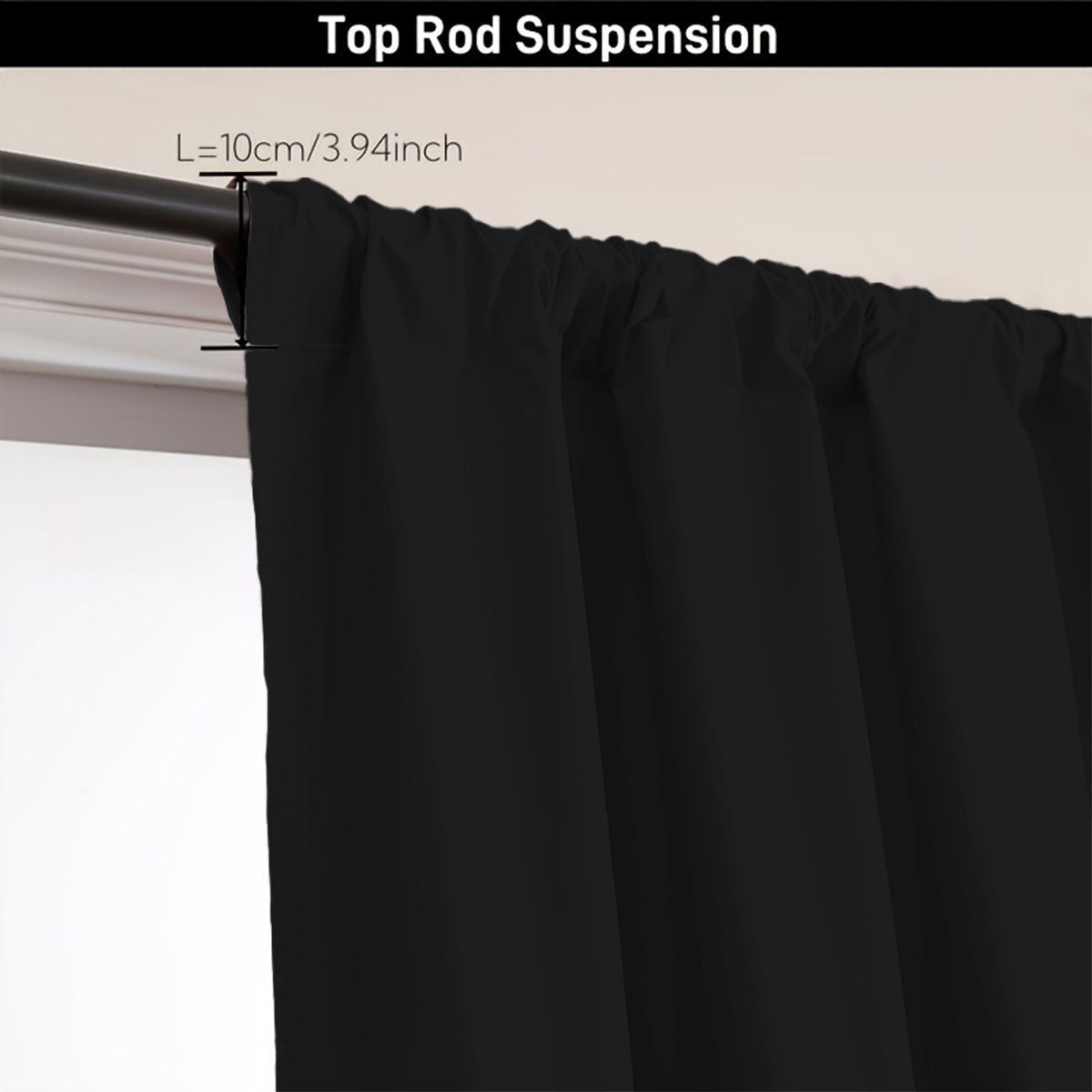 1 Peça de Cortina Simples de C - Home Decor Curtains avaliação e preço