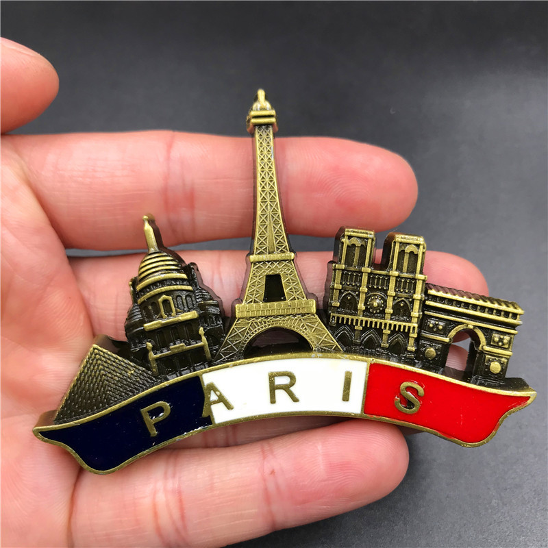 França paris metal 3d ímã boni - Home Decor London avaliação e preço