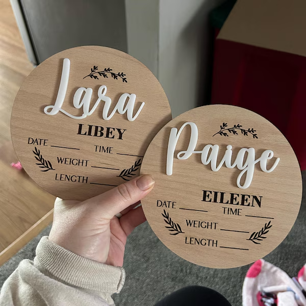 1 Placa de Madeira Personaliza - Home Decor Names avaliação e preço