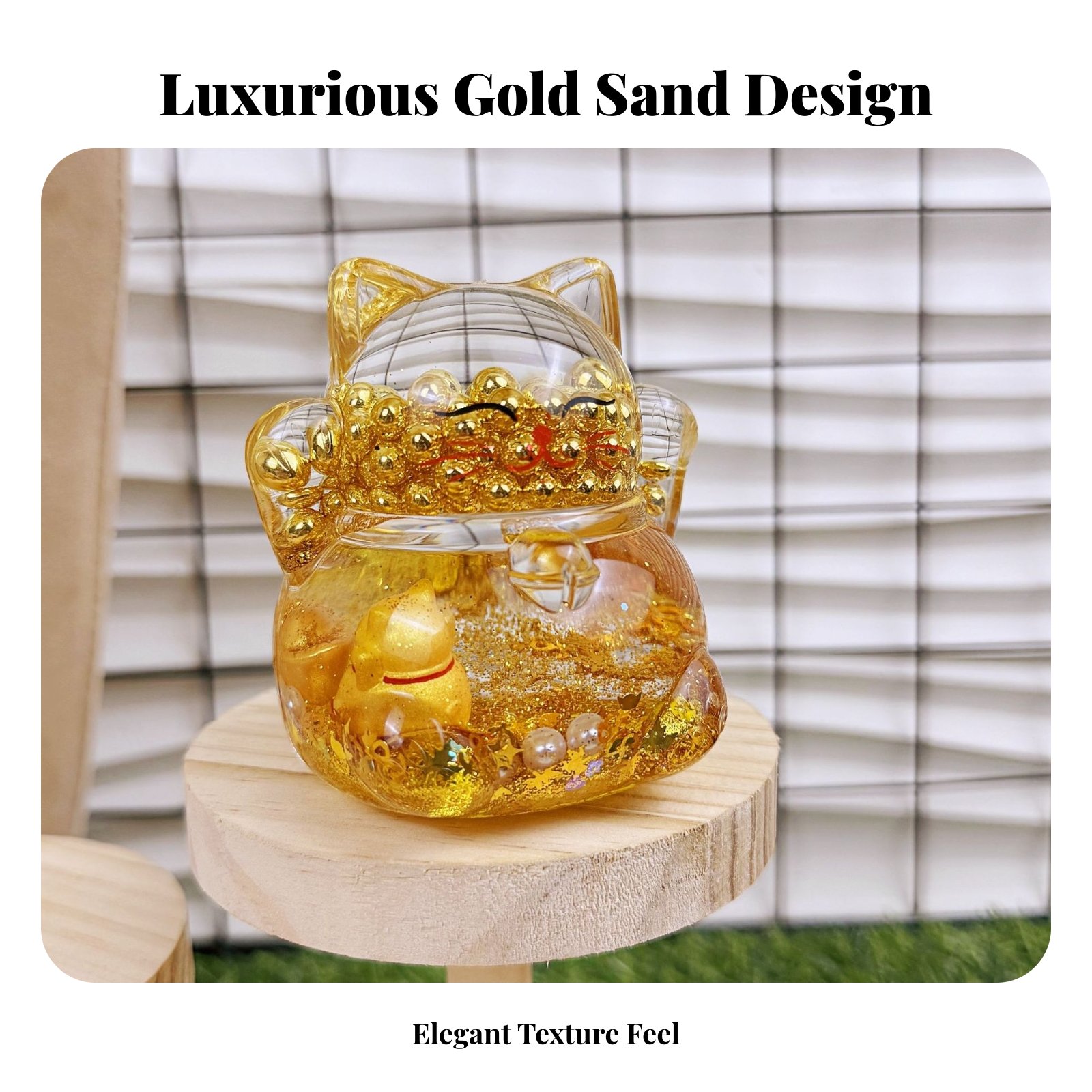Decoração Gato da Sorte, Conta - Home Decor Gold avaliação e preço