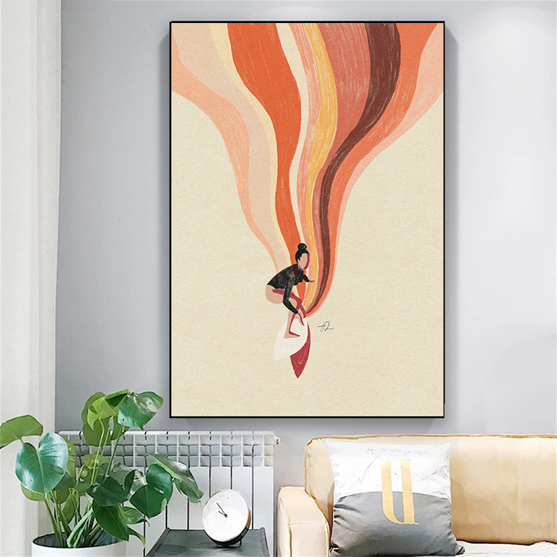 Pôster de Arte Minimalista Nór - Home Decor Youtube avaliação e preço