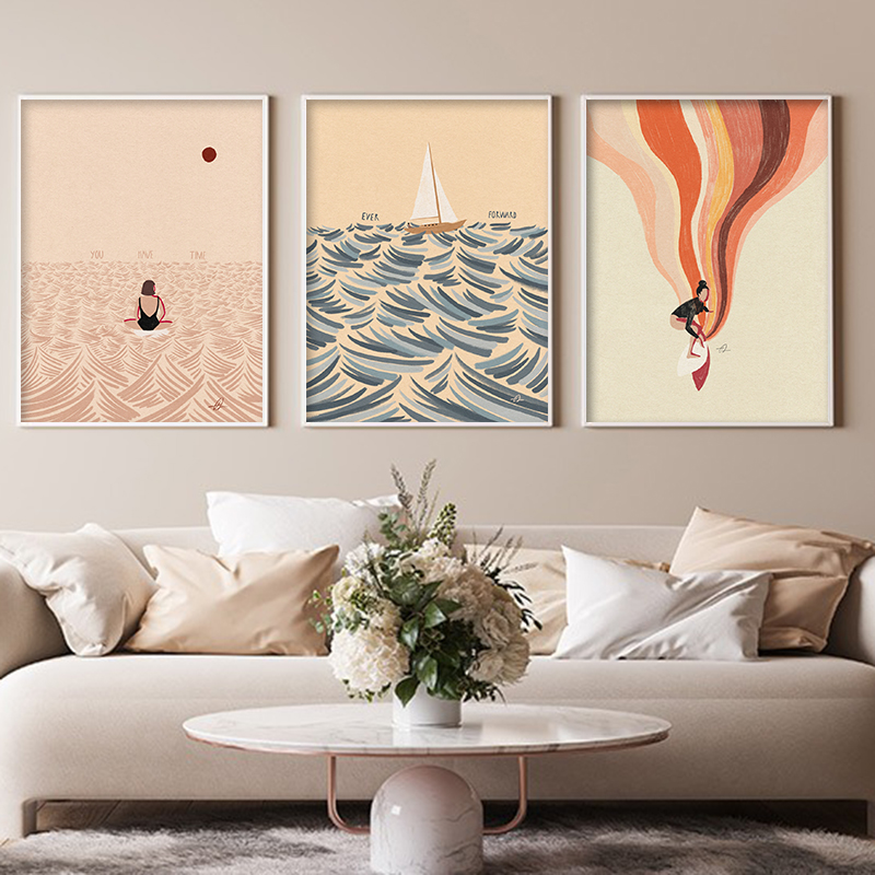 Pôster de Arte Minimalista Nór - Home Decor Youtube avaliação e preço