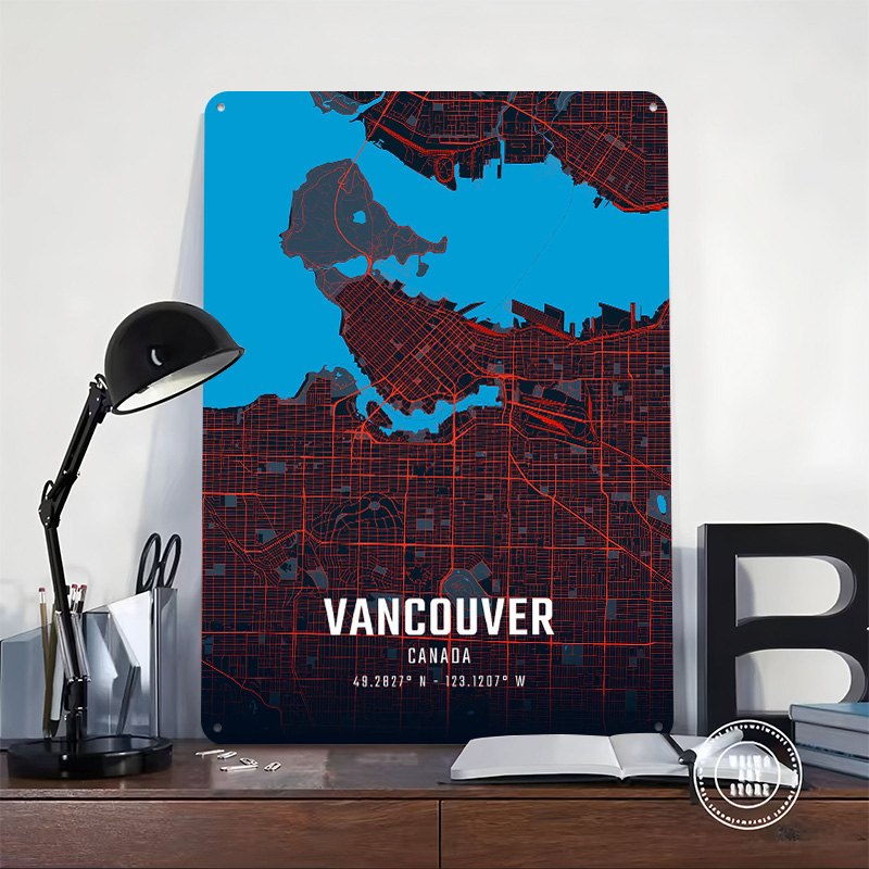 Mapa da Cidade de Vancouver em - Home Decor Vancouver avaliação e preço