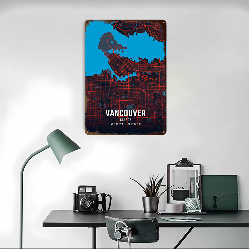 Mapa da Cidade de Vancouver em - Home Decor Vancouver avaliação e preço