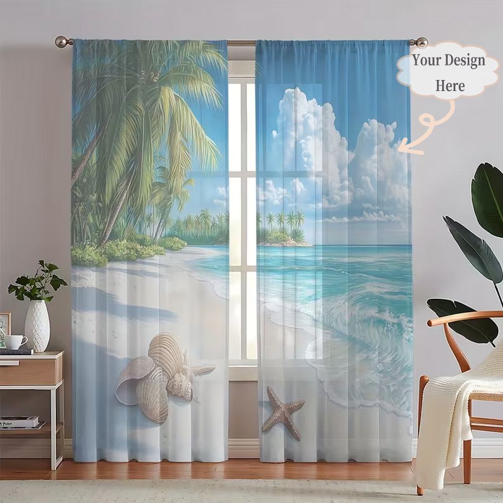 Cortinas Transparentes Planas  - Home Decor Curtains avaliação e preço