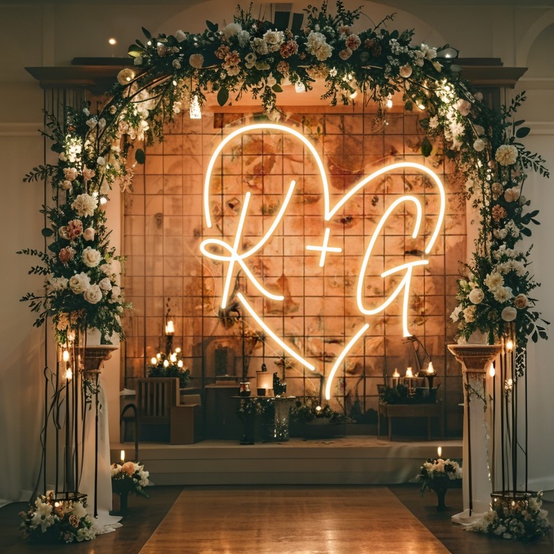 Iniciais personalizadas coraçã - Home Decor Com avaliação e preço