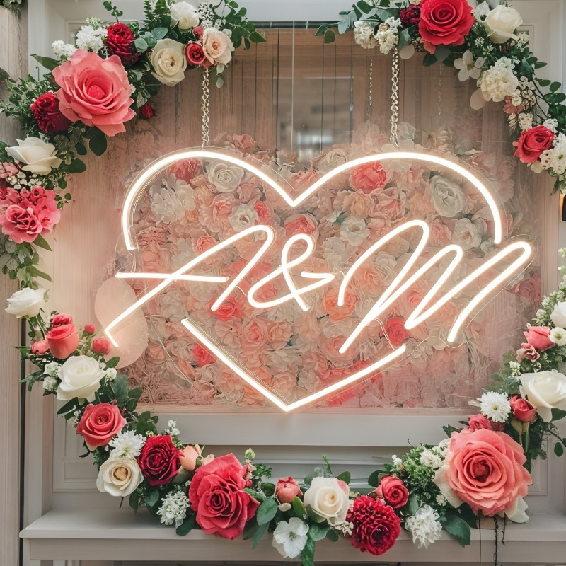 Iniciais personalizadas coraçã - Home Decor Com avaliação e preço