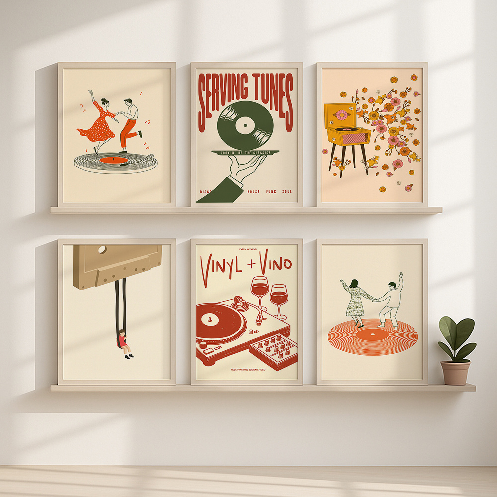 1 unidade Pôster de Música Vin - Home Decor Youtube avaliação e preço