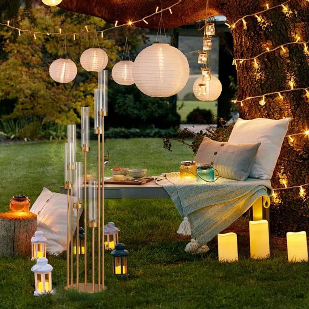 Suportes de Chão Dourados de 4 - Home Decor Gold avaliação e preço