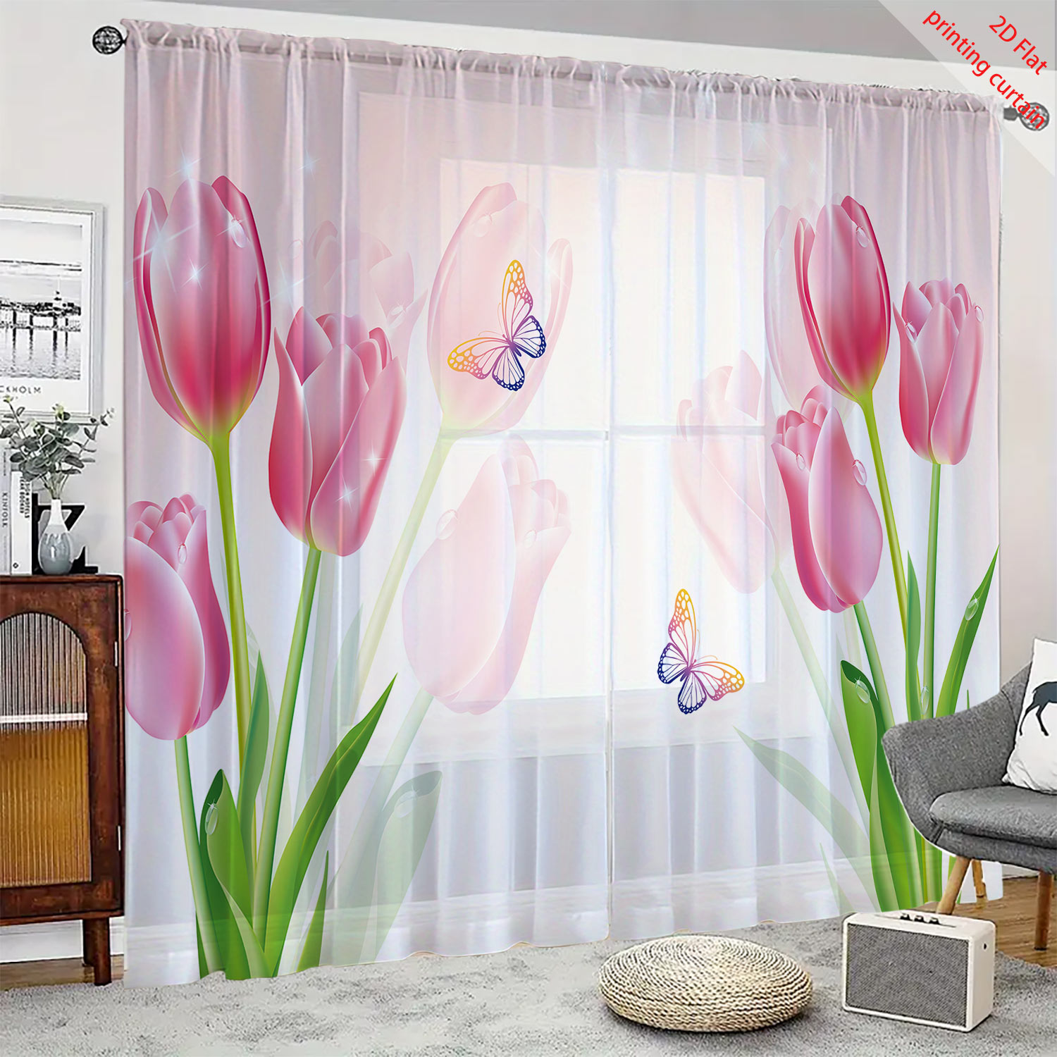 Cortina de gaze transparente c - Home Decor Youtube avaliação e preço