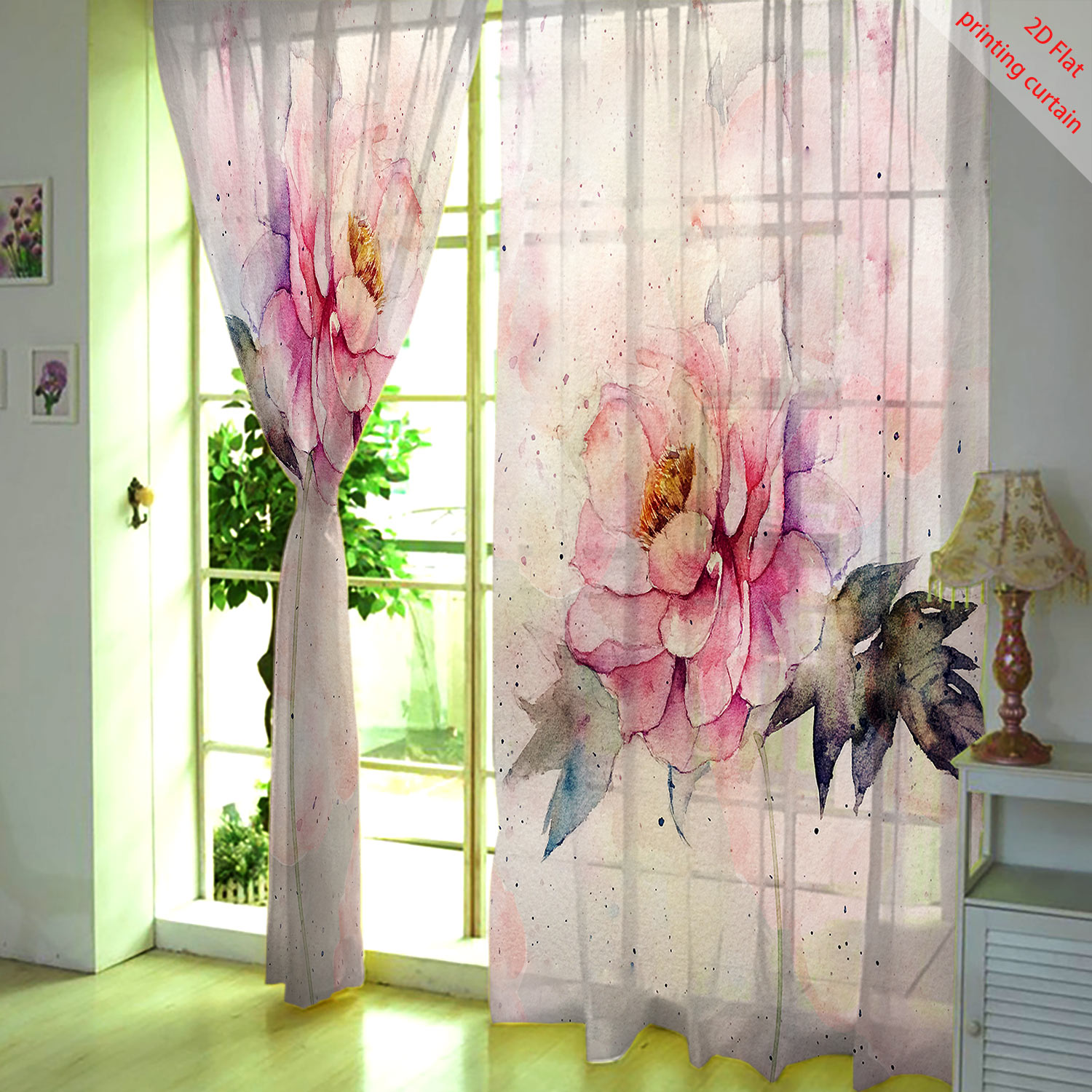 Cortina de gaze transparente c - Home Decor Youtube avaliação e preço