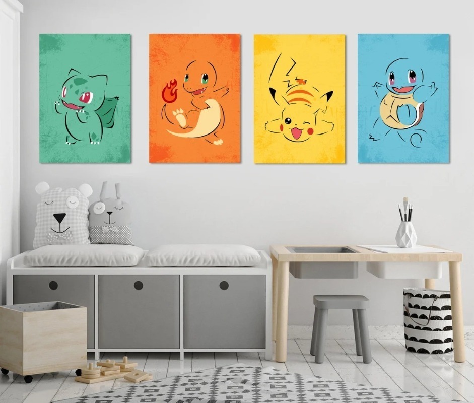 Pôster de Anime Sem Moldura Po - Watercolor Poster Print avaliação e preço