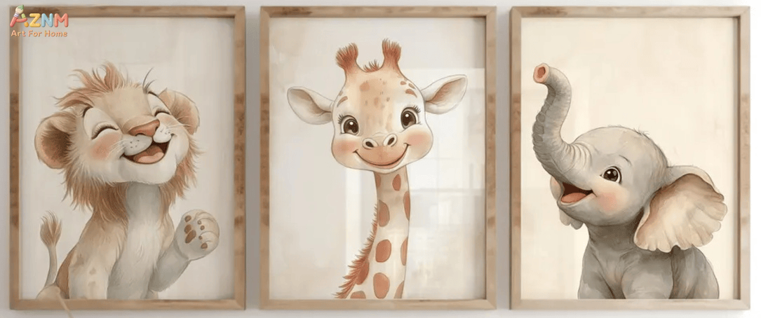 [2D Plano] 1/3 Peças de Pôster - Watercolor Poster Print avaliação e preço