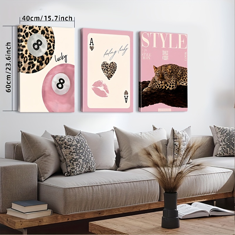 Conjunto de 3 Peças de Arte em - Home Decor Youtube avaliação e preço