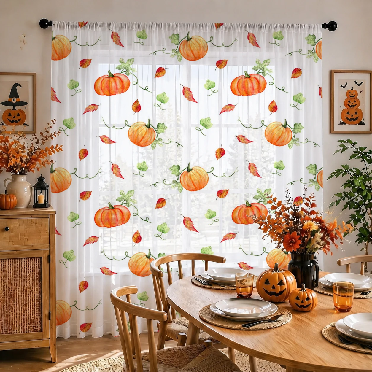 1 peça de cortina de voile tra - Home Decor Youtube avaliação e preço