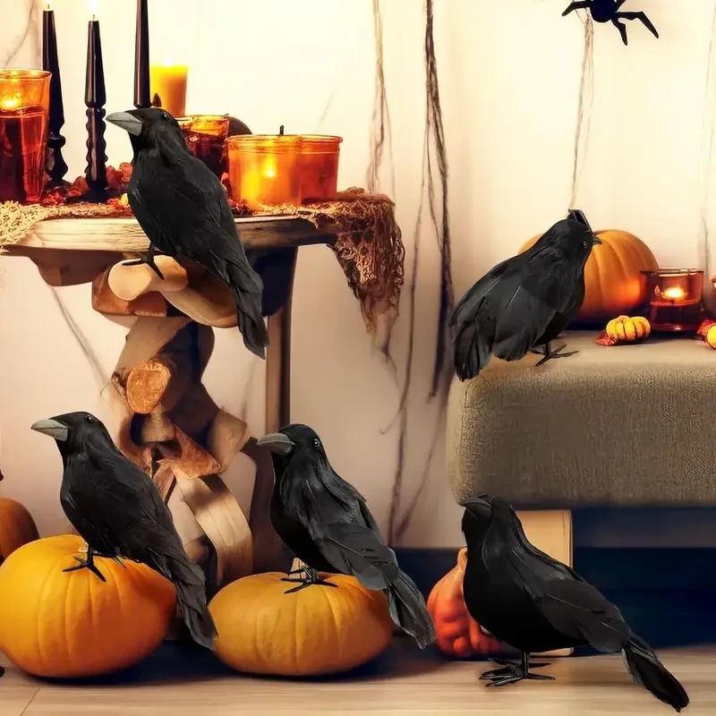 1 Peça Corvo Preto Decoração d - Home Decor Com avaliação e preço