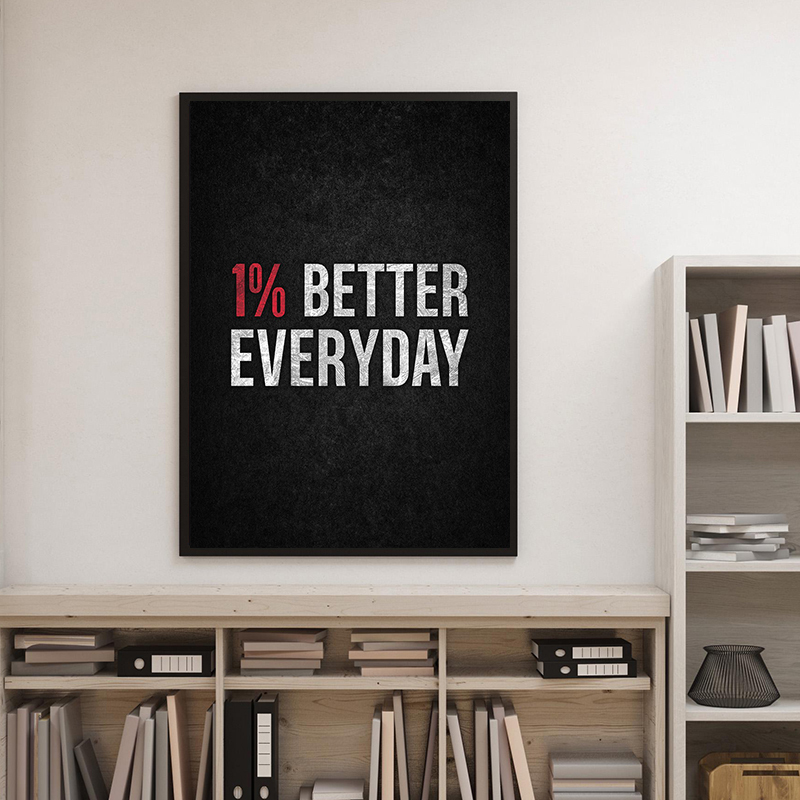 Pôster Motivacional Sem Descul - Watercolor Poster Print avaliação e preço