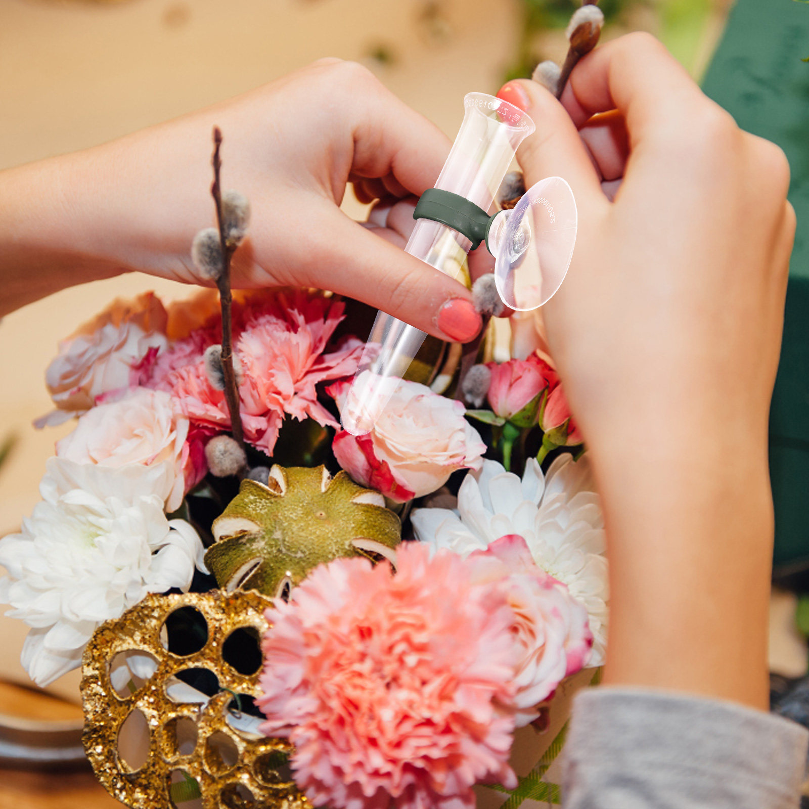 8 Peças de Tubos Florais Trans - Home Decor Youtube avaliação e preço