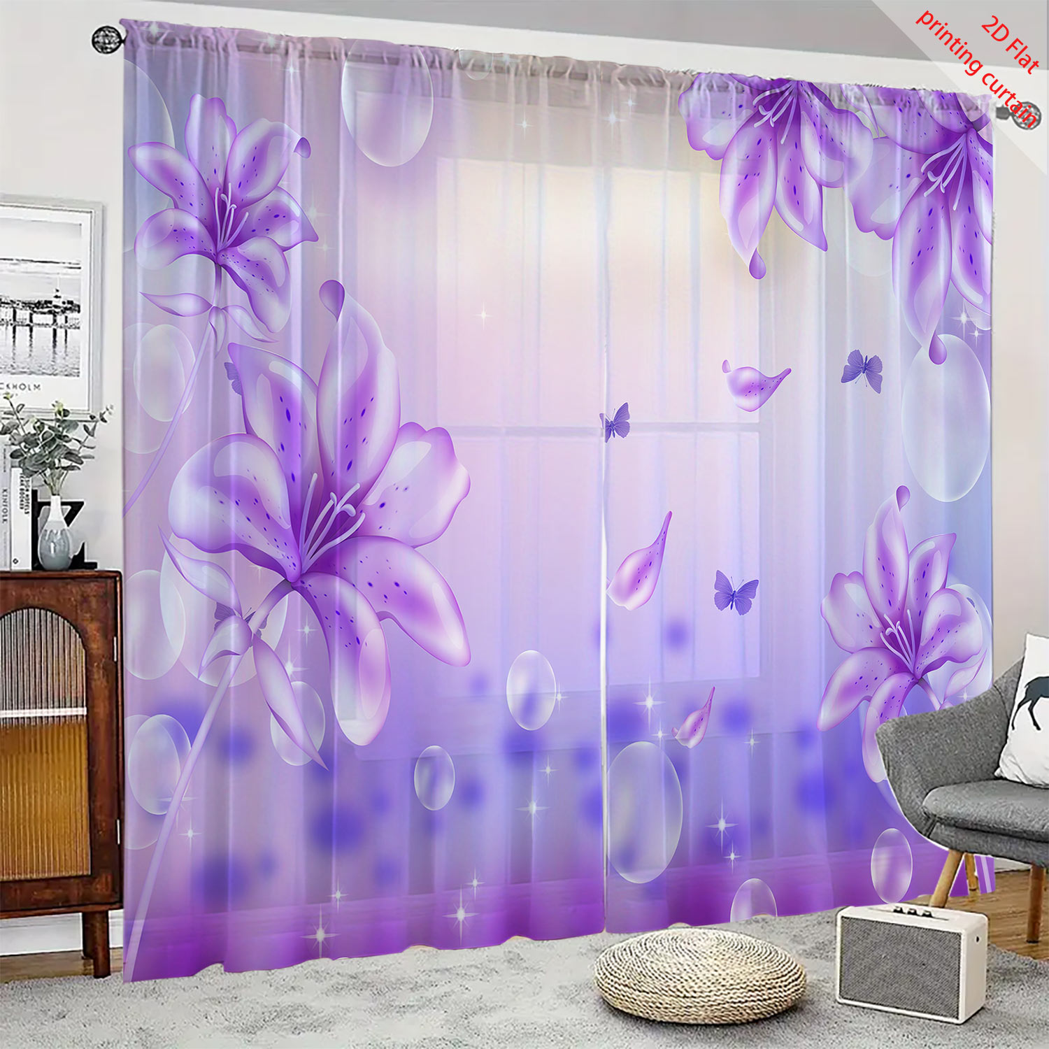 Cortina de Gaze Transparente c - Home Decor Youtube avaliação e preço