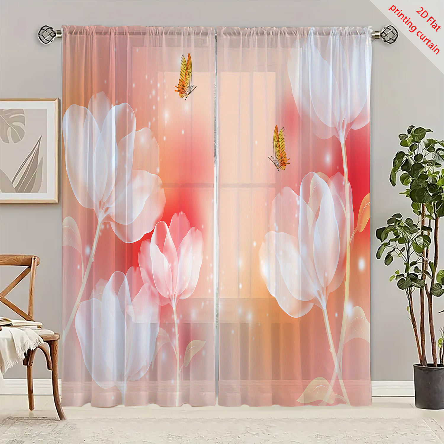 Cortina de Gaze Transparente c - Home Decor Youtube avaliação e preço