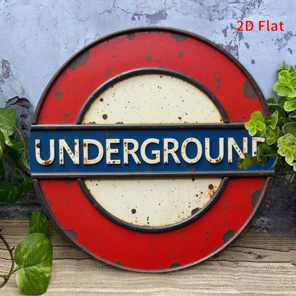 Placa de Metal Vintage 2D do M - Home Decor London avaliação e preço