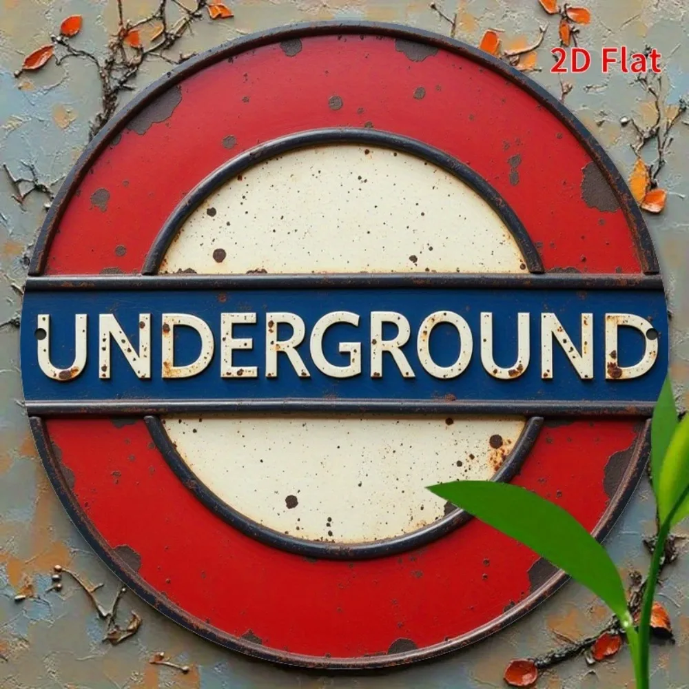 Placa de Metal Vintage 2D do M - Home Decor London avaliação e preço