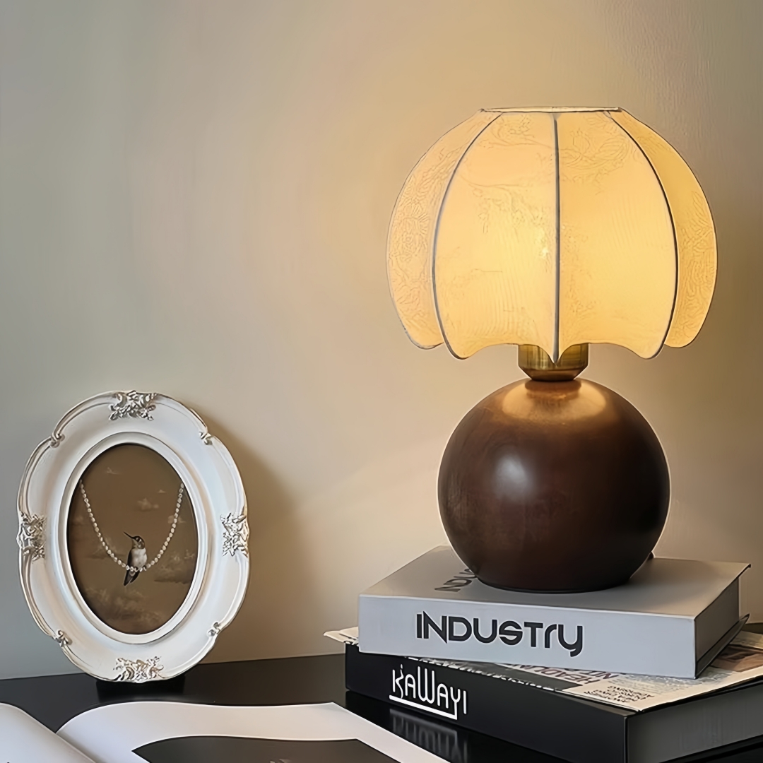 Luminária de mesa floral vinta - Home Decor Gold avaliação e preço