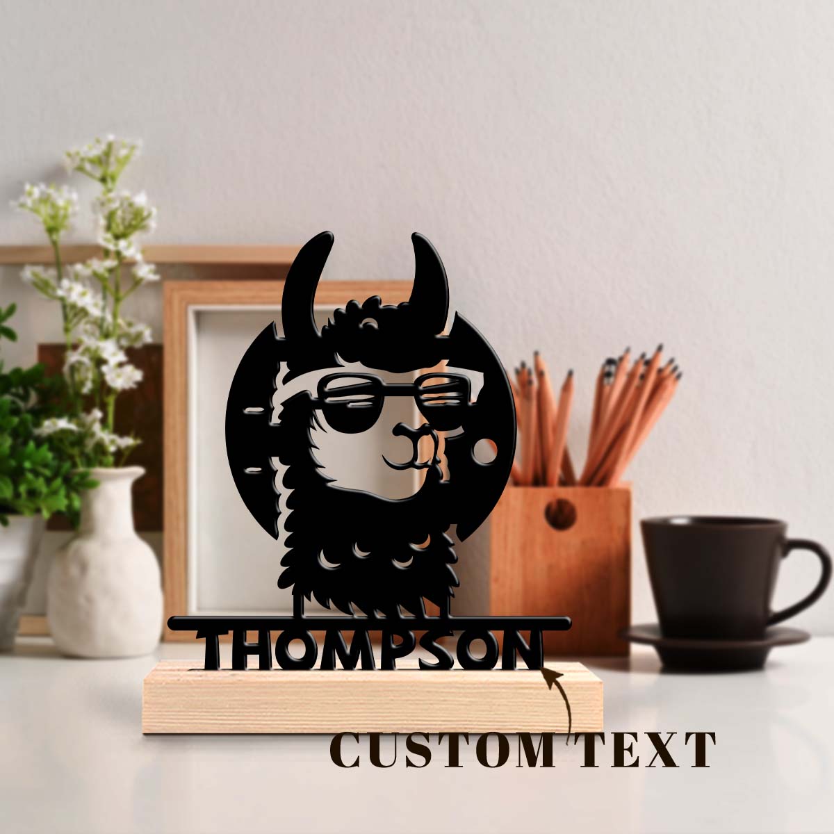 1 peça de ornamentos metálicos - Home Decor Names avaliação e preço
