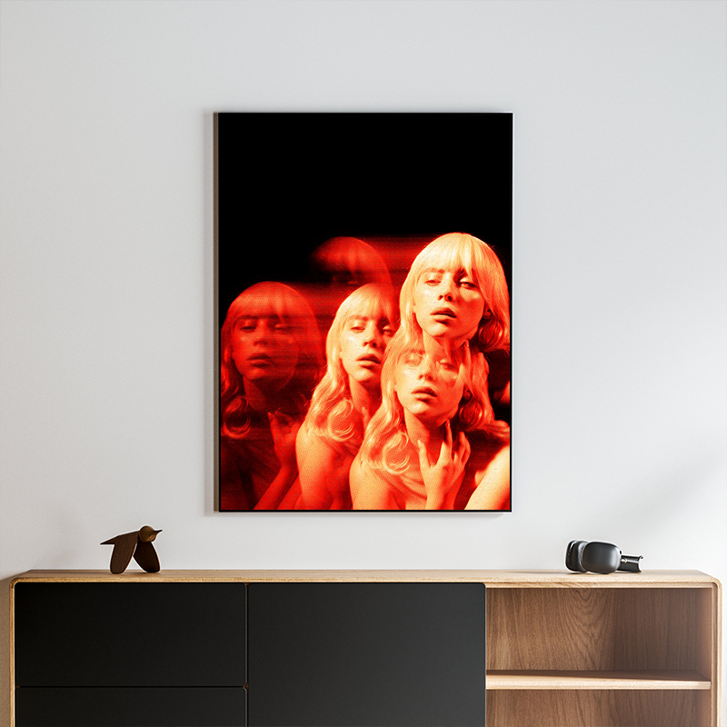 Quente alta queima cantor b-bi - Watercolor Poster Print avaliação e preço