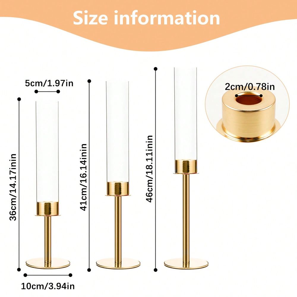 12 peças de suportes de velas  - Home Decor Gold avaliação e preço