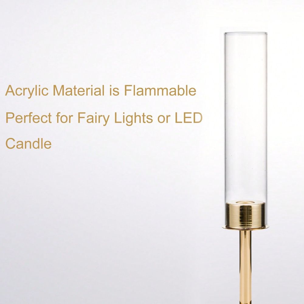 12 peças de suportes de velas  - Home Decor Gold avaliação e preço